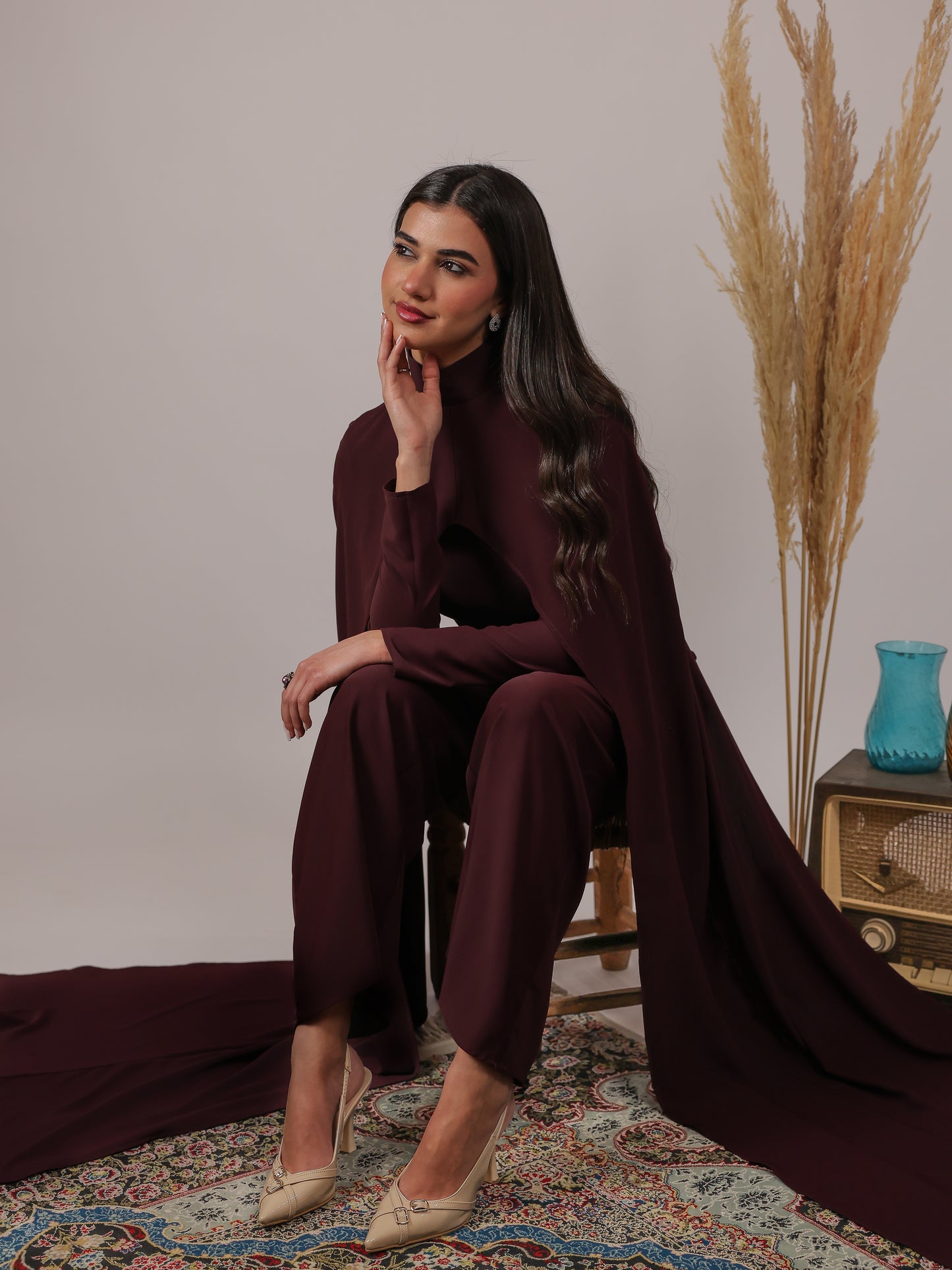 Noor Cape Jumpsuit