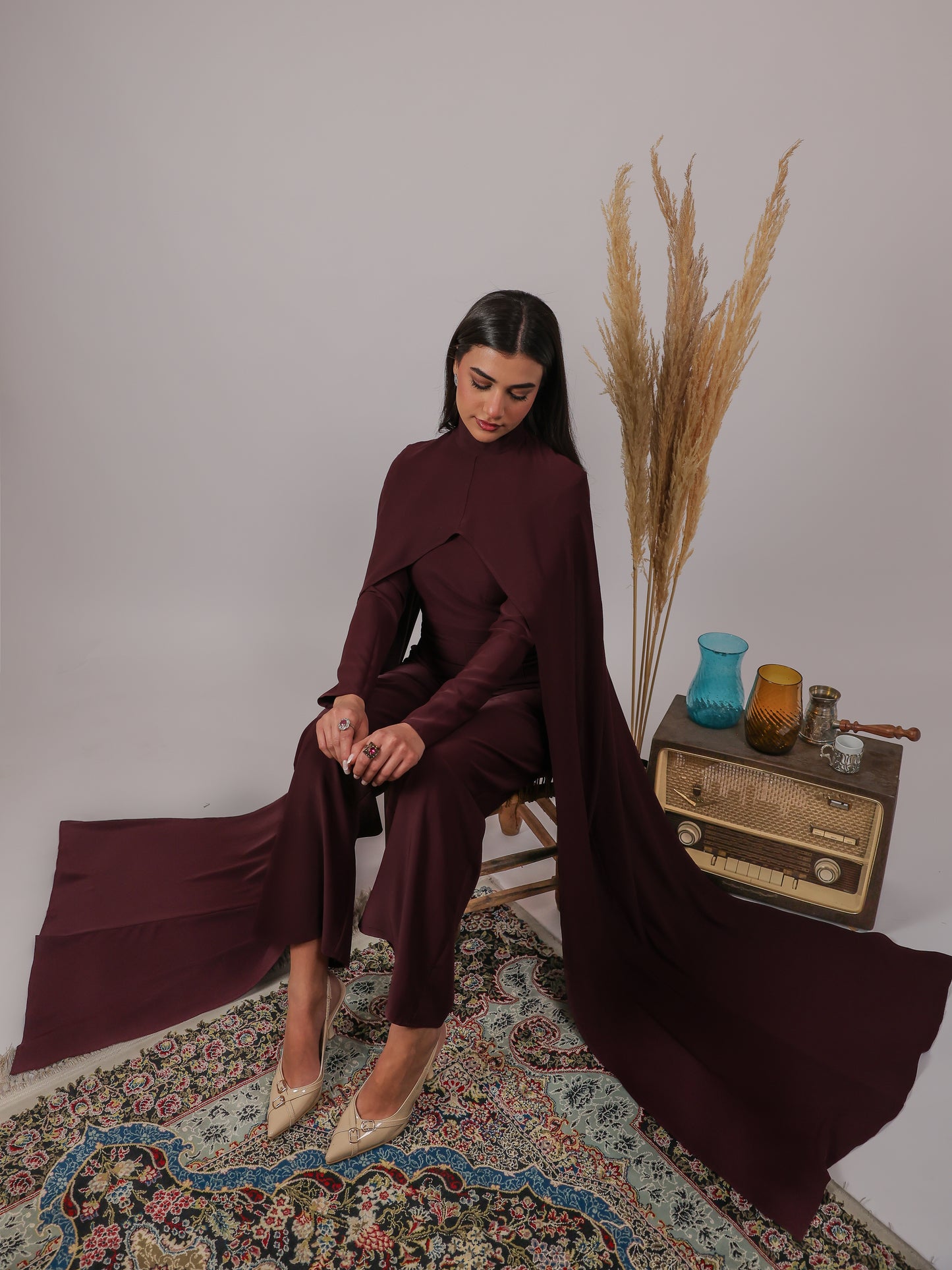 Noor Cape Jumpsuit