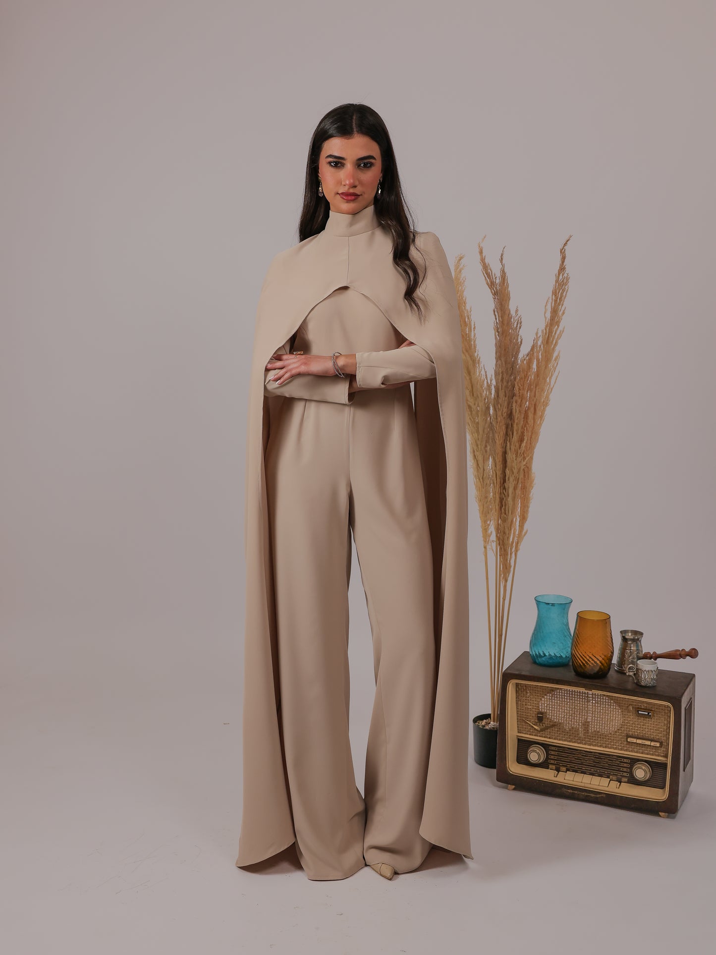 Noor Cape Jumpsuit