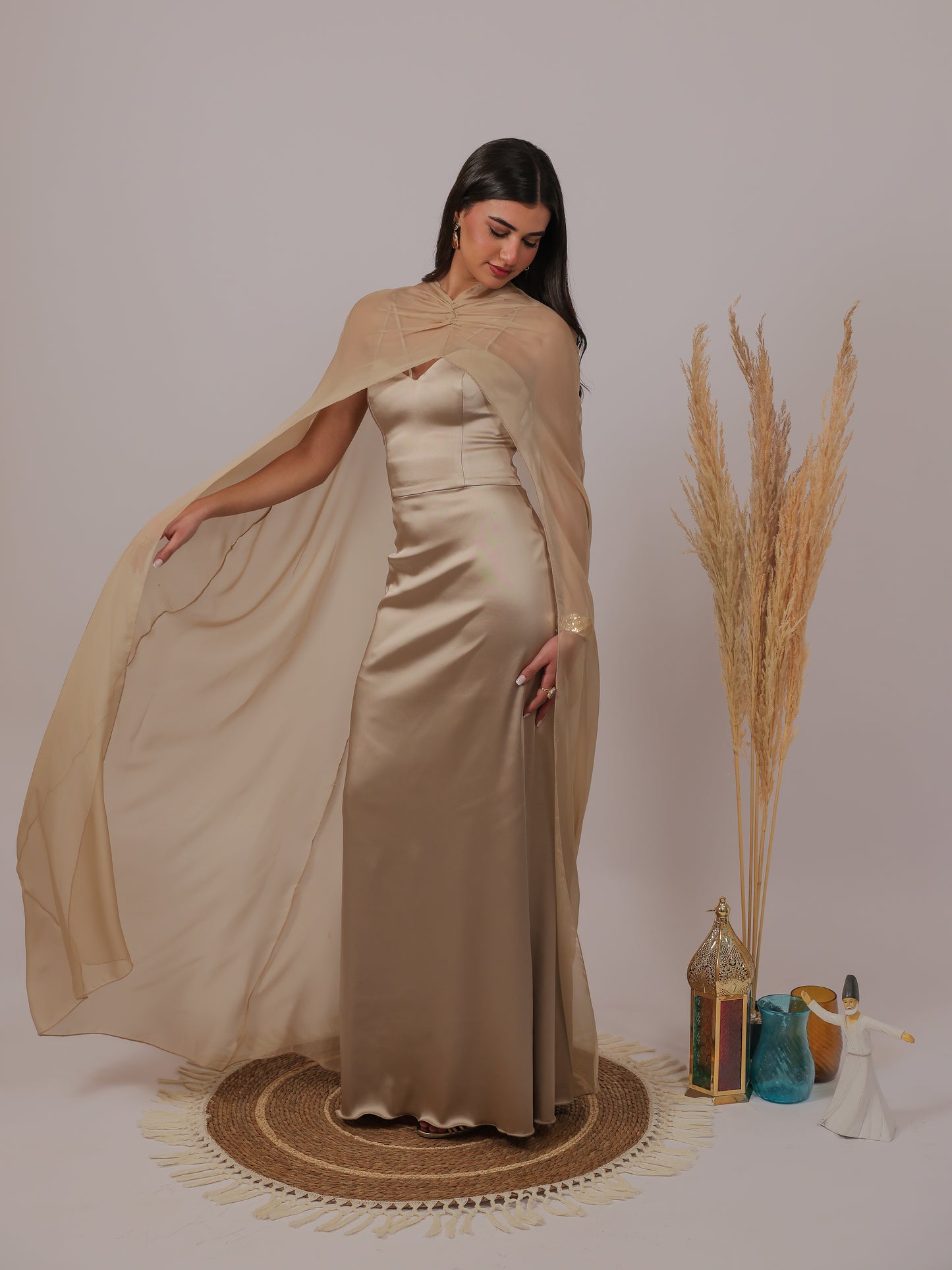 Sera Cape Gown